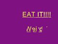 Eat it Lyrics Weird Al