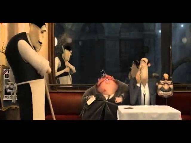 CORTOMETRAJE ANIMADO CAFE FRANCES (LAS APARIENCIAS ENGAÑAN Y LAS LECCIONES DE LA VIDA)