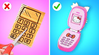 ANNEM BANA KEDİCİK TELEFON YAPTI😻 || Karton Kullanılan Müthiş Ebeveynlik Tüyolar