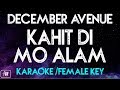 December Avenue - Kahit Di Mo Alam (Karaoke/Acoustic Instrumental) [Female Key]