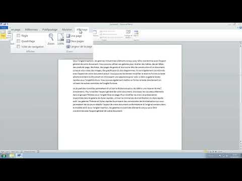 Cours / Formation Microsoft Word (partie 1/2)