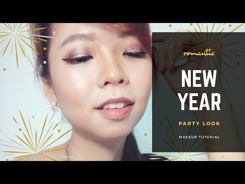 TUTORIAL | ROMANTIC KOREAN NEW YEAR PARTY MAKEUP LOOK | HOODED EYES, NO EYELID, MONOLID, ASIAN - YouTube