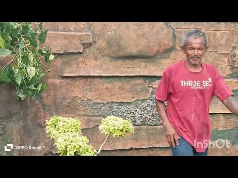 pembuatan taman tebing air mancur