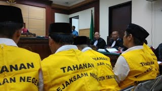 Pelaku Kekerasan Dua Sejoli Cikupa Dituntut 7 Tahun Penjara