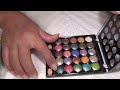 como hacer tus ACRILICOS de colores con SOMBRAS Y PIGMENTOS lindos colores @,