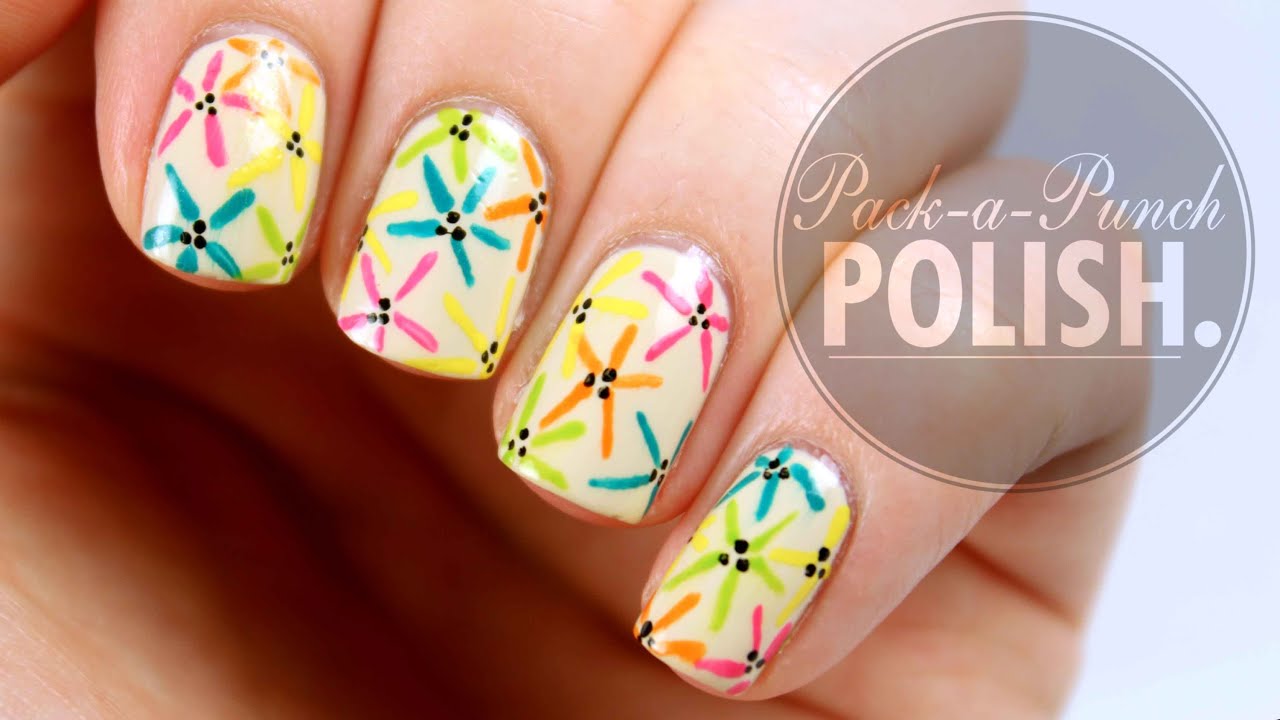 2. Flower Nail Art Tutorial for Spring - wide 5