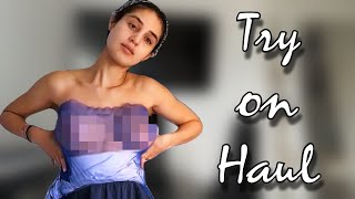 [4K] Transparent Clothes Try-on Haul with Jenny | Sheer lingerie | Lingerine hau