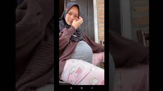 Pregnant Mom Hijab With Big Belly
