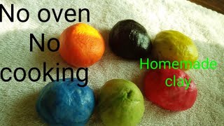 Home made clay for kids with Maida and glue || no oven || No cooking || vlog 22