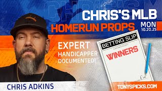 Homerun Hitlist Mlb Prop Picks For Today, Monday 102025