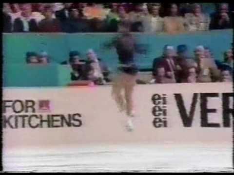 Katarina Witt GDR 1983 European Figure Skating Championships 