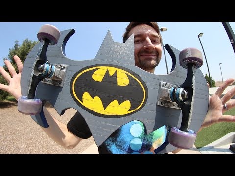 THE INCREDIBLE BAT BOARD!! | YOU MAKE IT WE SKATE IT EPISODE 216