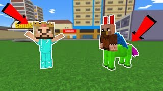 ZENGİN KOCA KAFA FAKİR AT OLDU! 😱 - Minecraft