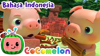 Tiga Babi Kecil | CoComelon Bahasa Indonesia - Lagu Anak Anak