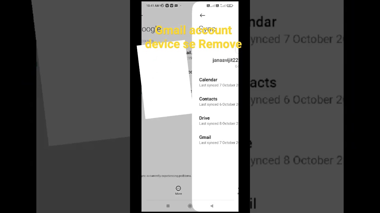 Gmail remove on device|Gmail account mobile theke Gmail remove on device|Gmail account mobile theke