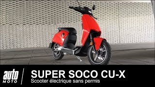 Super Soco CU-X ESSAI Scooter électrique approuvé Ducati