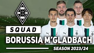 Borussia Monchengladbach Squad 202324