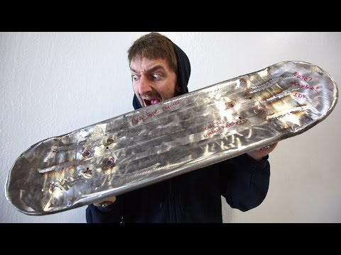 STAINLESS STEEL SKATEBOARD | YOU MAKE IT WE SKATE IT EP 83