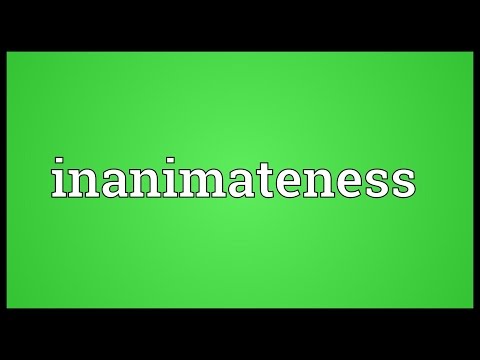 Header of inanimateness