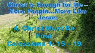 11 September 2022 Christ is Enough for Me 4