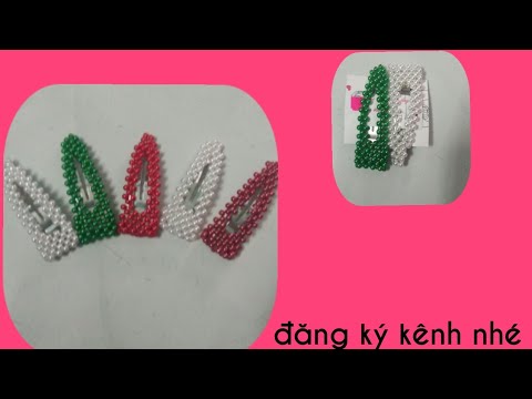 HD làm kẹp tóc kết cườm