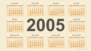 Kalender 2005