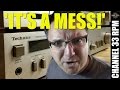 Bringing a $5 GARAGE SALE stereo BACK TO LIFE with Deoxit | Cleaning a Technics amp