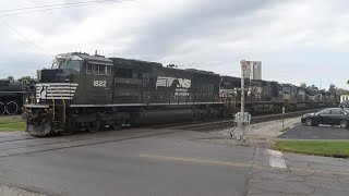 NS Manifest Train at Train Museum in Bellevue, OH 10-6-19