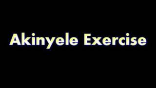 Watch Akinyele Exercise video