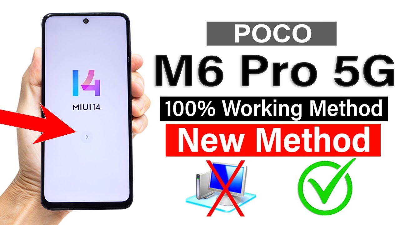 POCO M6 Pro 5G : Google Account/ FRP Bypass – 100% POCO M6 Pro 5G : Google Account/ FRP Bypass – 100%