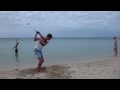 Video Golf Ball Clay Pigeon Shot with a Dinner Plate - How Ridiculous