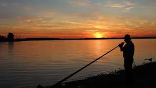 Engelbert Engel - Mit dem Alphorn am See