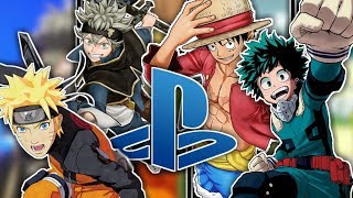 4 JUEGOS ANIME QUE SALDRAN PARA PS4, ONE PIECE , BLACK CLOVER , BOKU NO HERO , NARUTO TO BORUTO