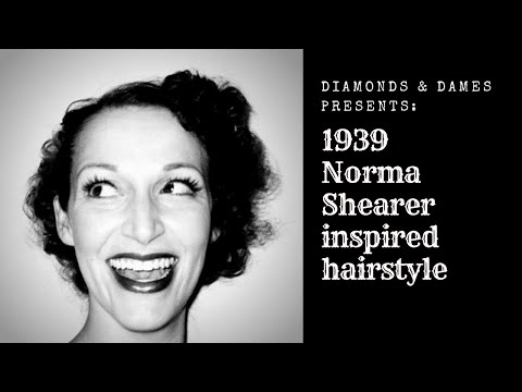Diamonds and Dames~Episode 1~Mary Haines (Norma Shearer)~ 'The Women'~ 1939 Fluff Curls