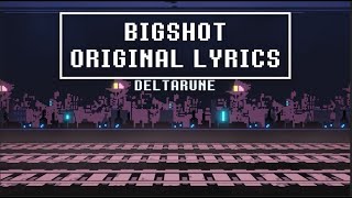 Big Shot With Lyrics - Deltarune