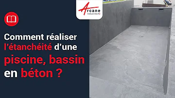 Quelle étanchéité pour une piscine béton ?