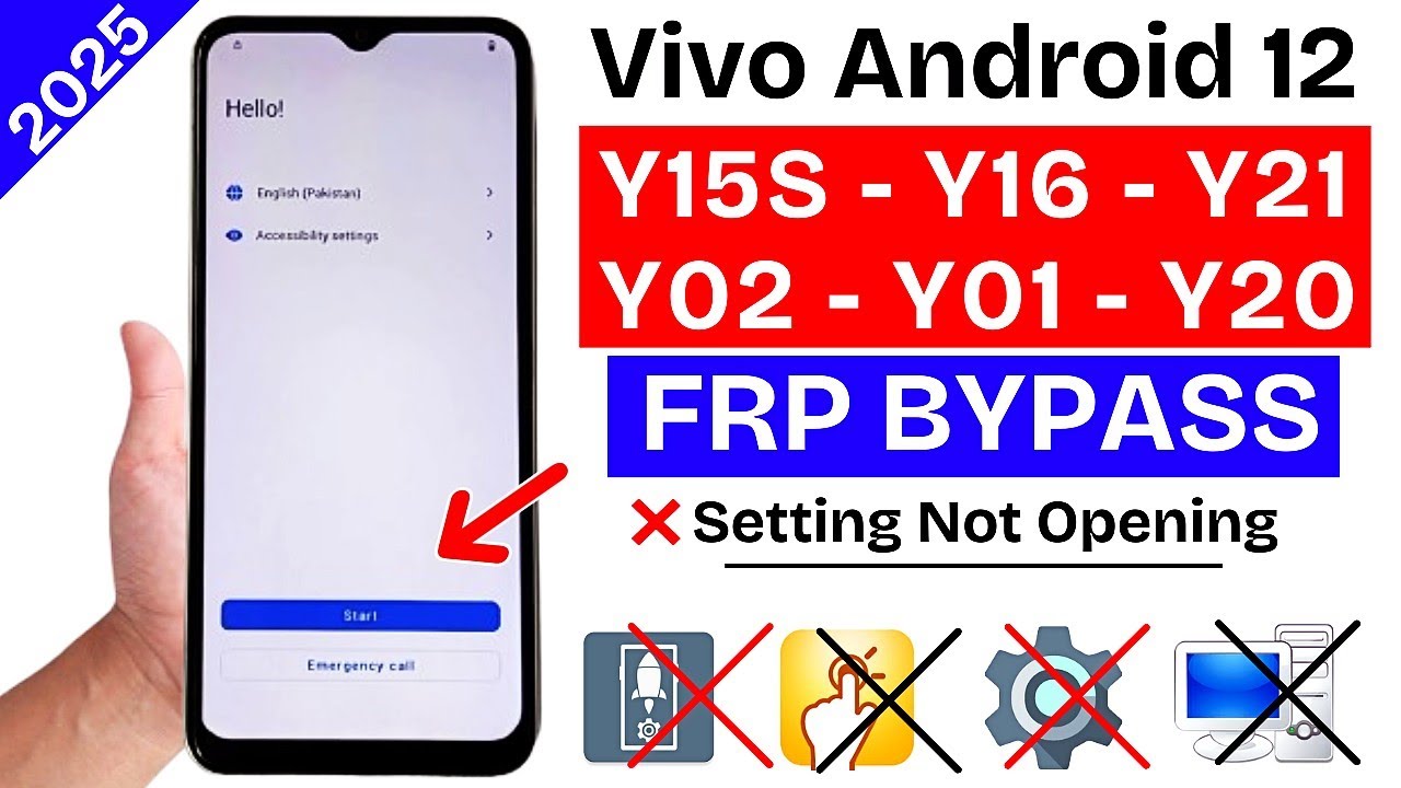 Vivo Y15s,Y16,Y21,Y20,Y01,Y02 Frp Bypass Android 12 – Vivo Y15s,Y16,Y21,Y20,Y01,Y02 Frp Bypass Android 12 –