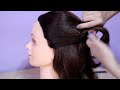 Elegant Pin Flower Updo Hair Tutorial -Beautyklove