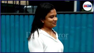 Malsha Kumaratunga Arrives At Ccd Over Social Media Video Footage