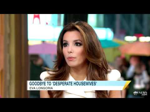 Eva Longoria talks 'Desperate Housewives' on Good Morning America 27-10-11