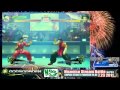 SSF4 AE: Momochi (Yun) vs Shiro (Makoto) - Nico Stream Battle PS3 (Final)