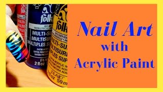 How To Use Acrylic Paint On Nails