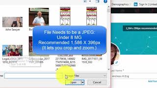 Adding a LinkedIN Profile Cover in Under 1 minute