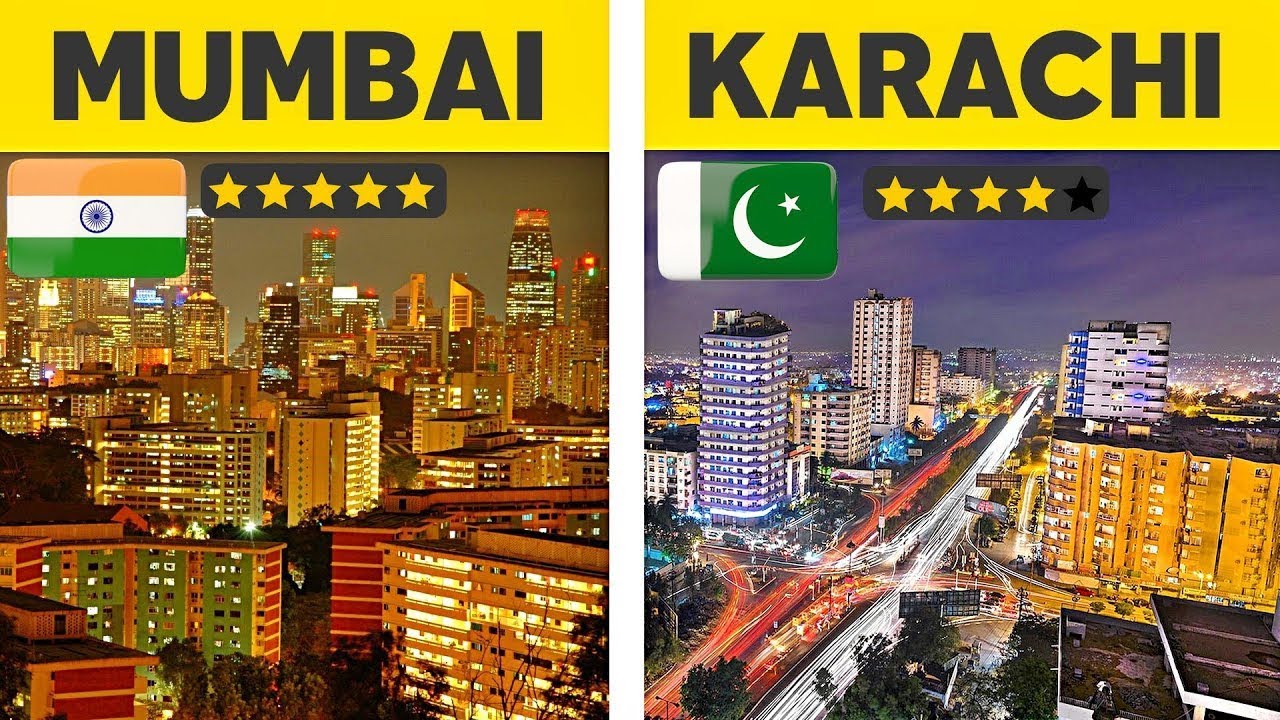 India’s MUMBAI CITY VS. Pakistan’s KARACHI CITY, India’s MUMBAI CITY VS. Pakistan’s KARACHI CITY,