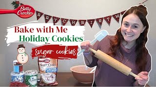 How to turn a Betty Crocker Cookie Mix into Cutout Cookies | Vlogmas Day 7