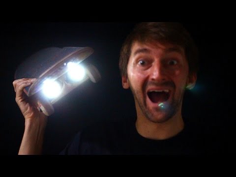 HEADLIGHTS FOR YOUR SKATEBOARD! | SKATE CIRCUS EP 1