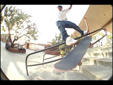 Skateboarder Hits Ground Hard on Nollie Board Classic Slams #35