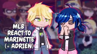 Mlb React To Marinette Adrien Gacha React