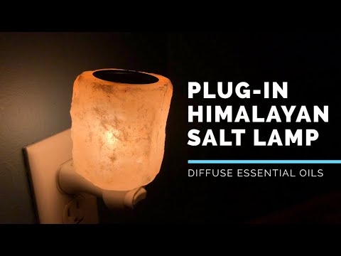 Unboxing a Himalayan Salt Lamp that Diffuses Essential Oils