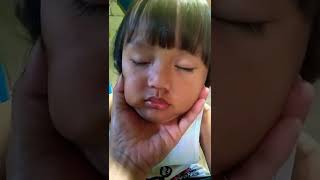 Cutting My Sons Hair Bangs Until He Fall Asleep